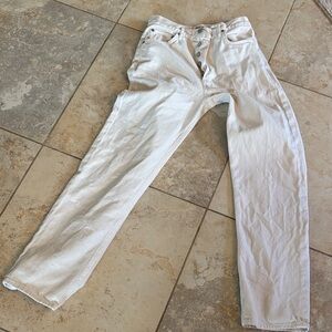 Agolde White Jeans